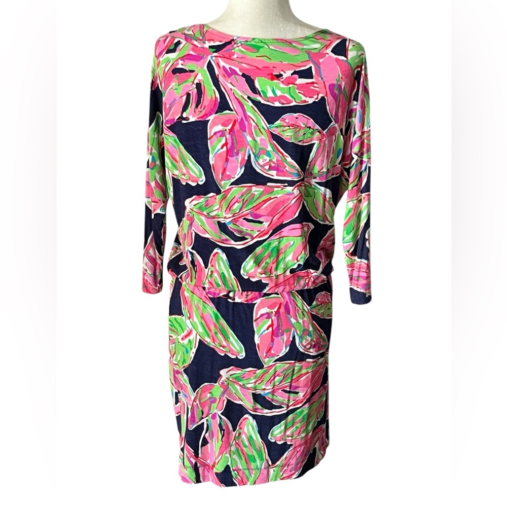 Lilly Pulitzer Cara in the Vias Floral Printed Dolman Sleeve Blouson
Dress Sz XS - Picture 7 of 16